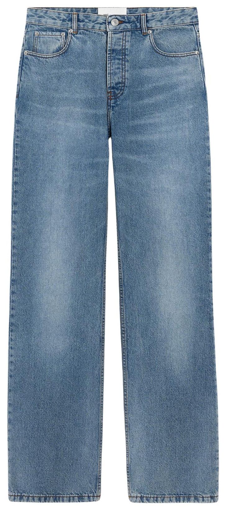 Ami Large Fit Jeans Bleu Used