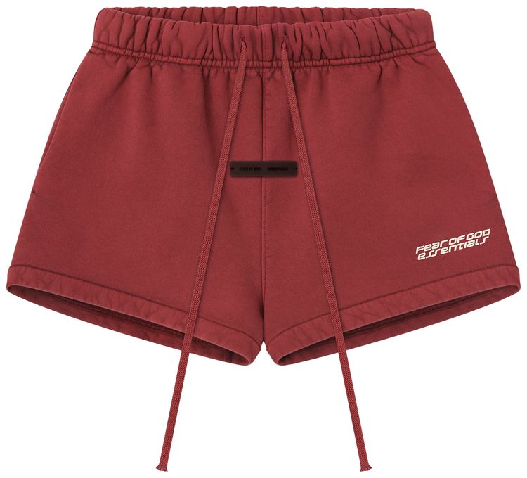 Fear of God Essentials Running Short Crimson