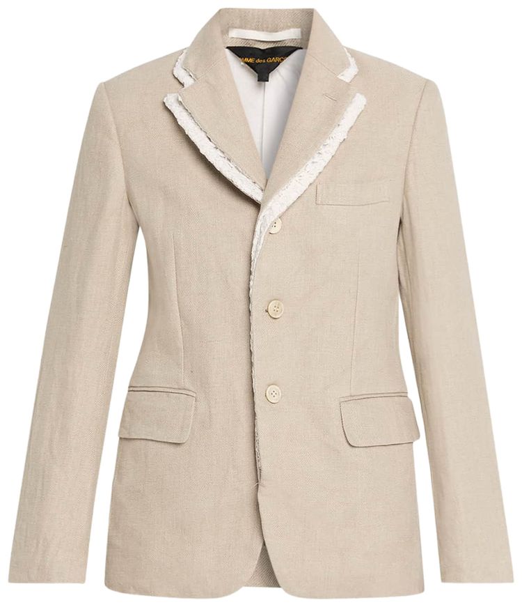 Comme des Garcons Vintage Style Jacket EcruWhite