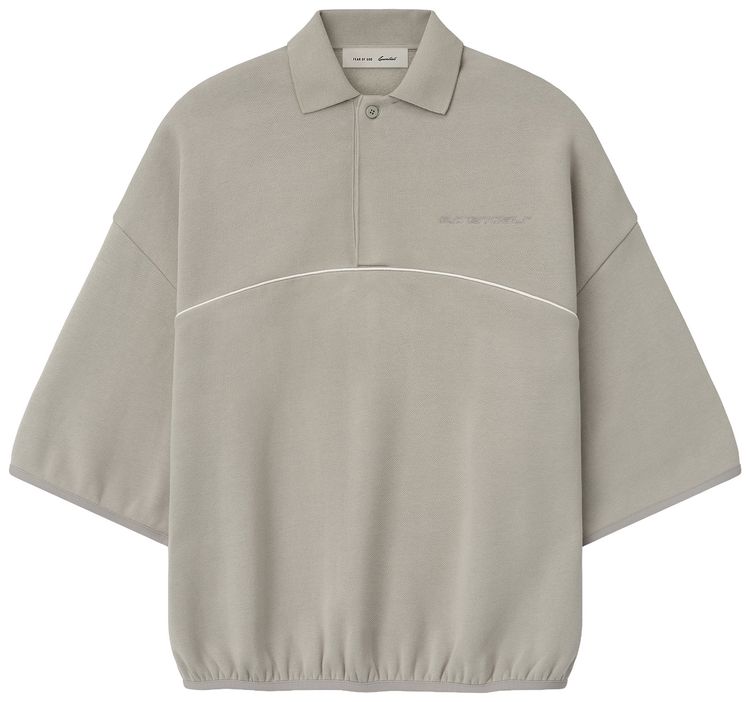 Fear of God Essentials Active Trace Quarter Sleeve Modern Polo Seal
