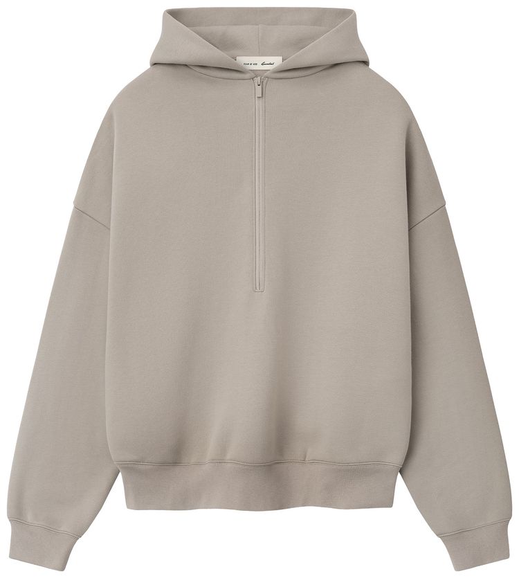 Fear of God Essentials Property Lounge Half Zip Hoodie Seal