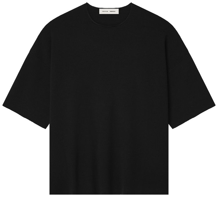 Fear of God Essentials Merino Short Sleeve Tee Jet Black