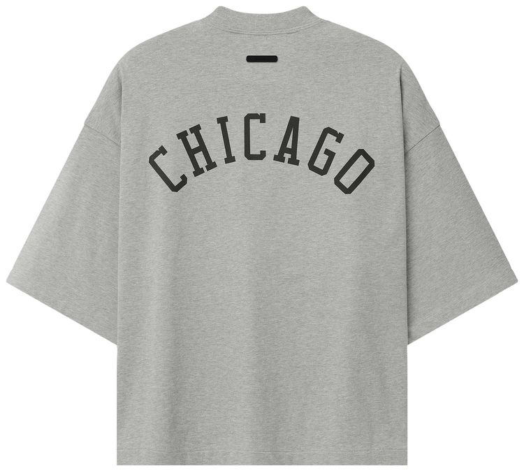 Fear of God Essentials White Sox Merch Tee Concrete Heather