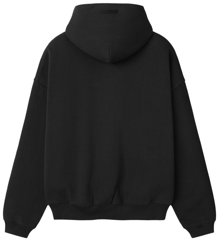 Fear of God Essentials Varsity 90s Hoodie Vintage Black
