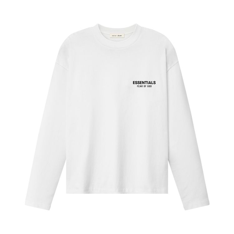 Fear of God Essentials Essentials Classic Long Sleeve Tee Bright White