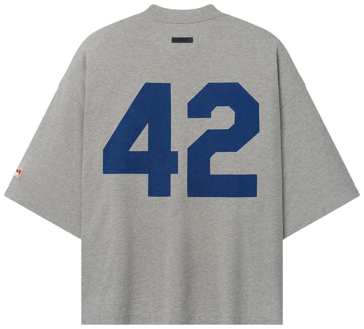 Fear of God Essentials Jackie Robinson Day Merch Tee Warm Heather