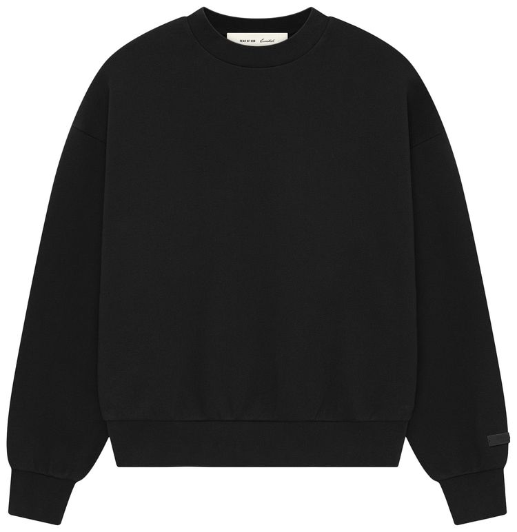 Fear of God Essentials Classic Crewneck Sweatshirt Vintage Black