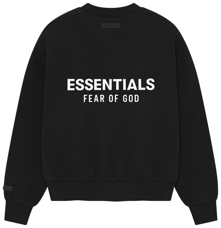 Fear of God Essentials Classic Crewneck Sweatshirt Vintage Black