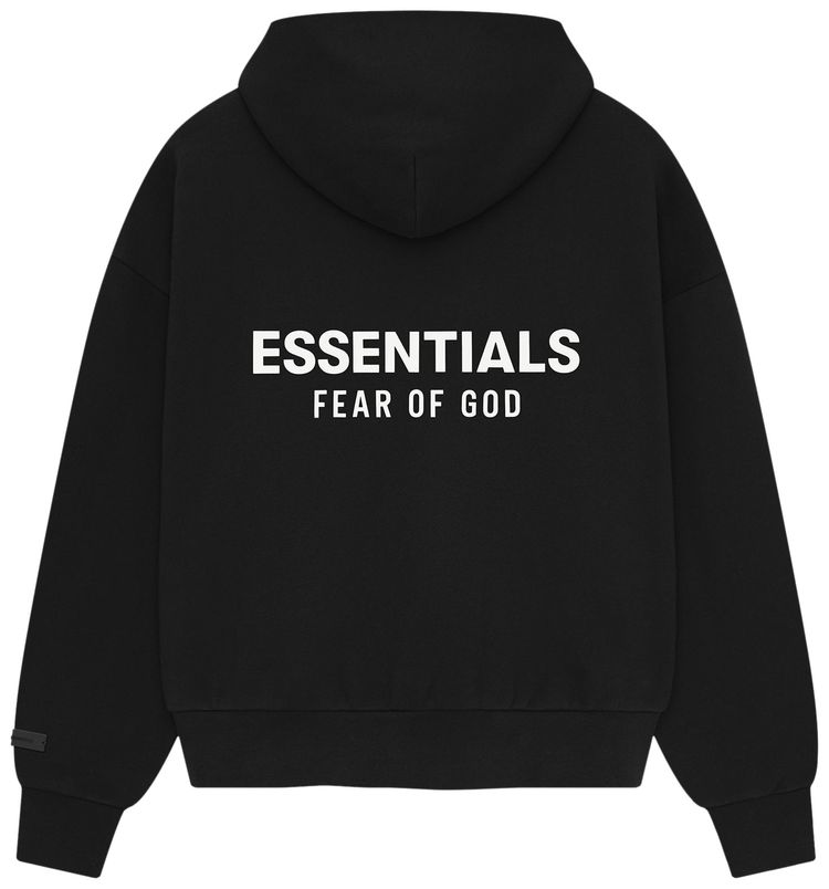 Fear of God Essentials Classic Hoodie Vintage Black