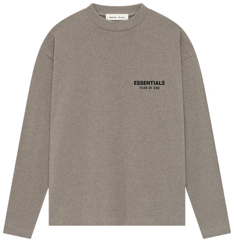 Fear of God Essentials Classic Long Sleeve Tee Homestead Heather