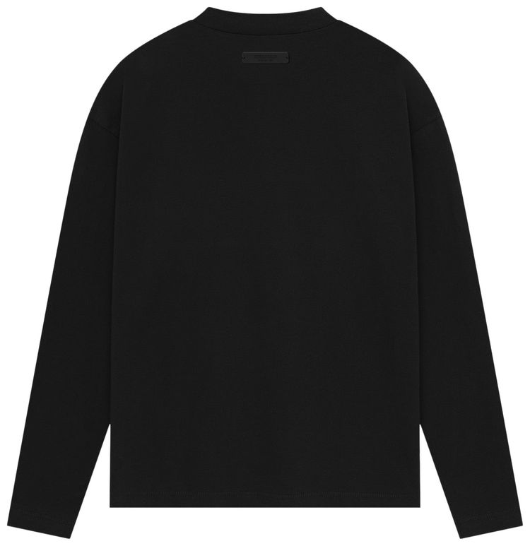 Fear of God Essentials Classic Long Sleeve Tee Vintage BlackWhite