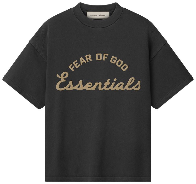 Fear of God Essentials 90s Short Sleeve Tee Faded Black