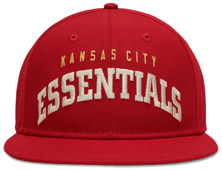 Fear of God Essentials Chiefs 9fifty Rc Snapback Red