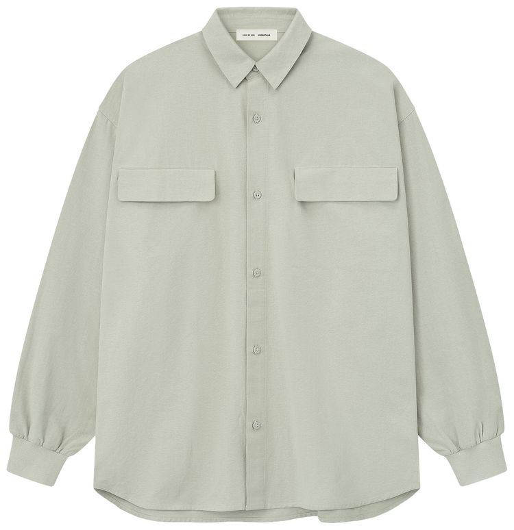 Fear of God Essentials Oxford Shirt Abbey Stone