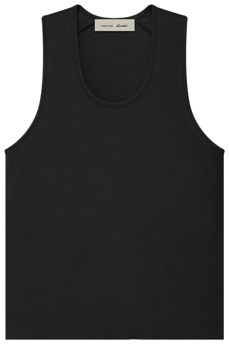 Fear of God Essentials Signature Slim Tank Vintage Black