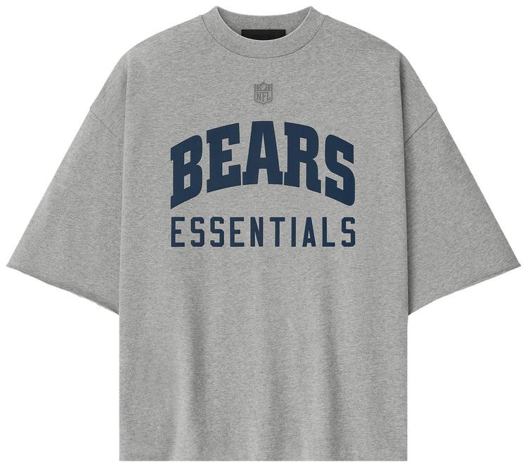 Fear of God Essentials Bears 90s 34 Sleeve Tee Concrete HeatherCanyon