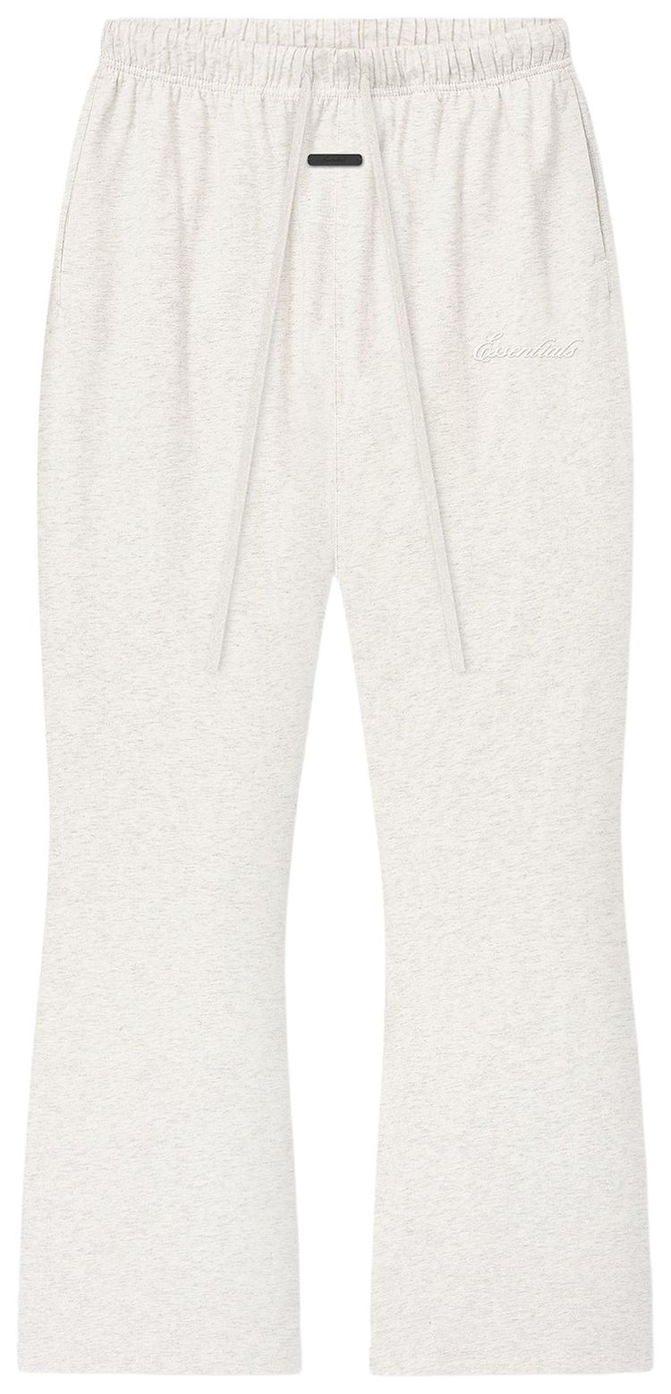 Fear of God Essentials Jersey Signature Classic Flare Sweatpant Oatmeal Heather