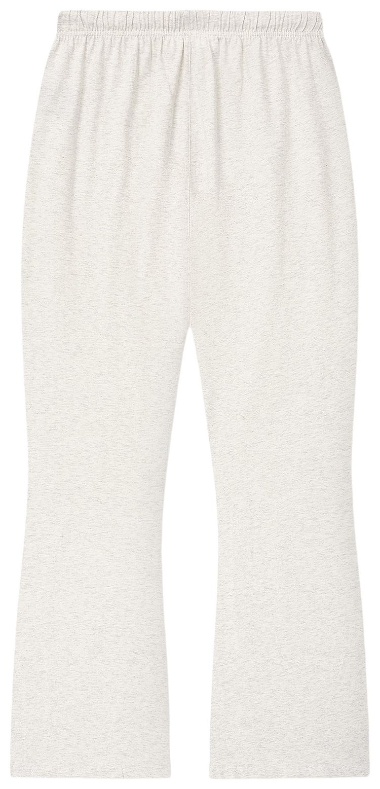 Fear of God Essentials Jersey Signature Classic Flare Sweatpant Oatmeal Heather