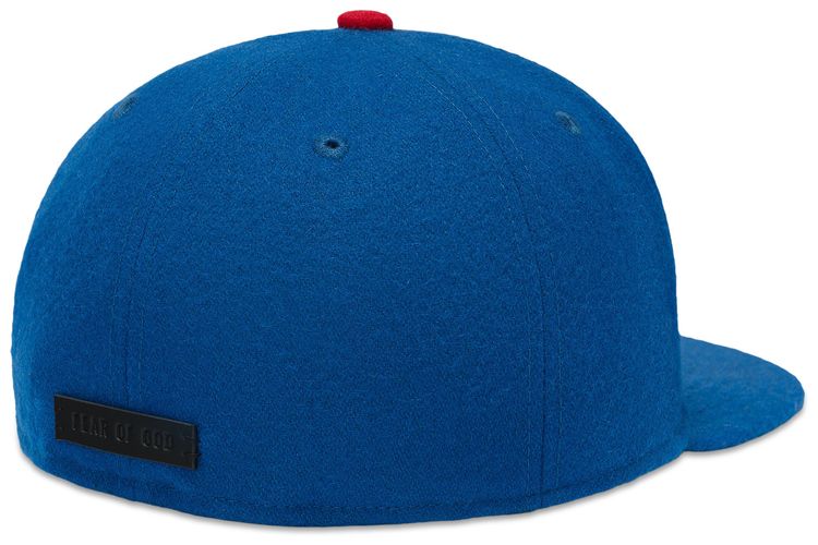 Fear of God Essentials Chicago Cubs Wool Retro Crown 59fifty Fitted Cap Blue