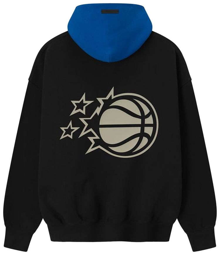 Fear of God Essentials Magic Sport Hoodie Vintage Black Blue