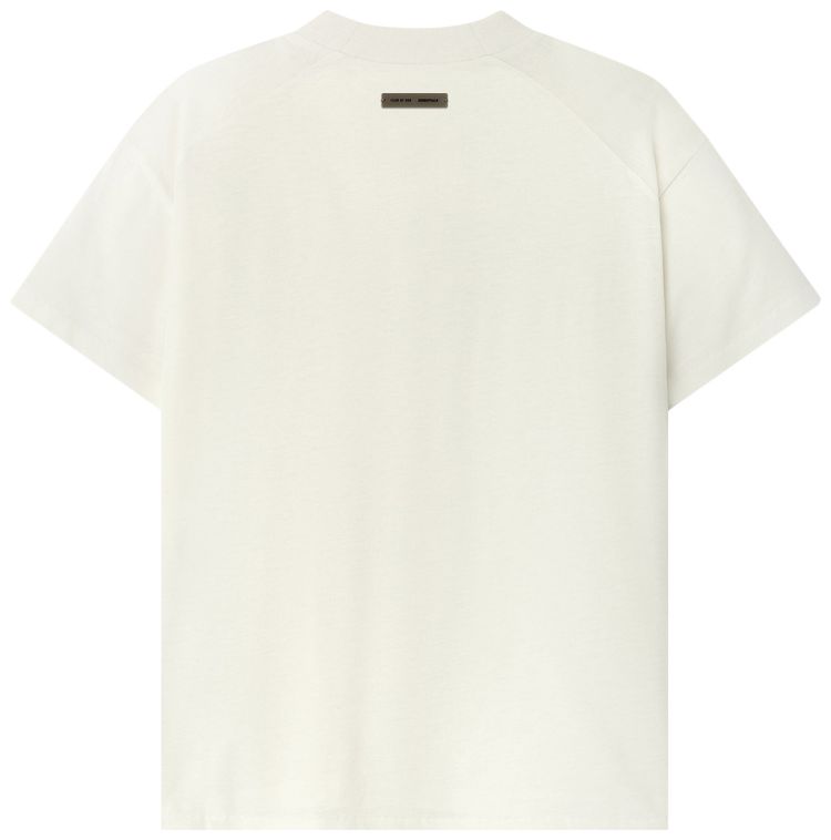 Fear of God Essentials Embroidered Classic Tee Ivory