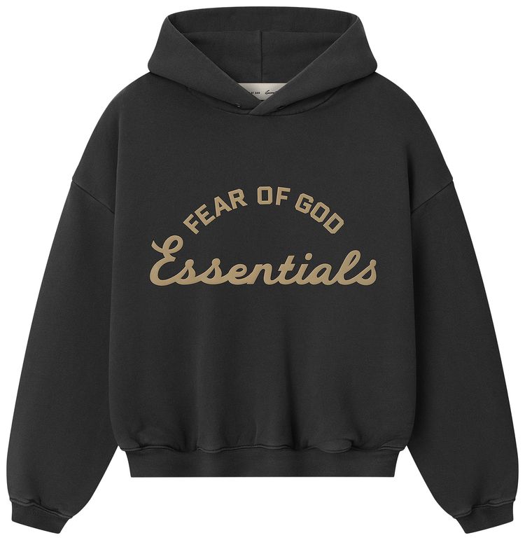 Fear of God Essentials 90s Hoodie Faded Black
