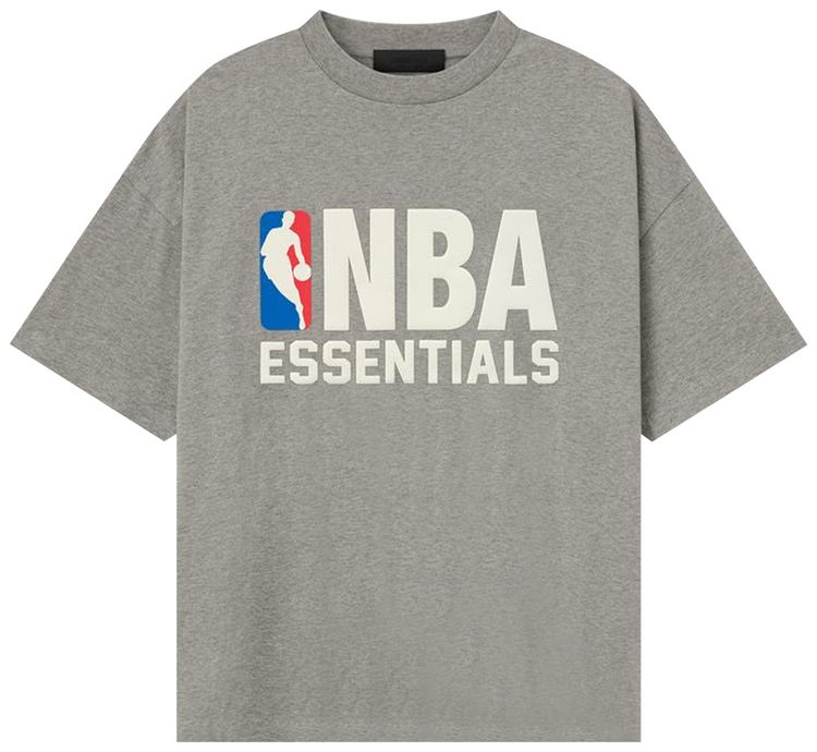 Fear of God Essentials NBA 90s Tee Concrete Heather