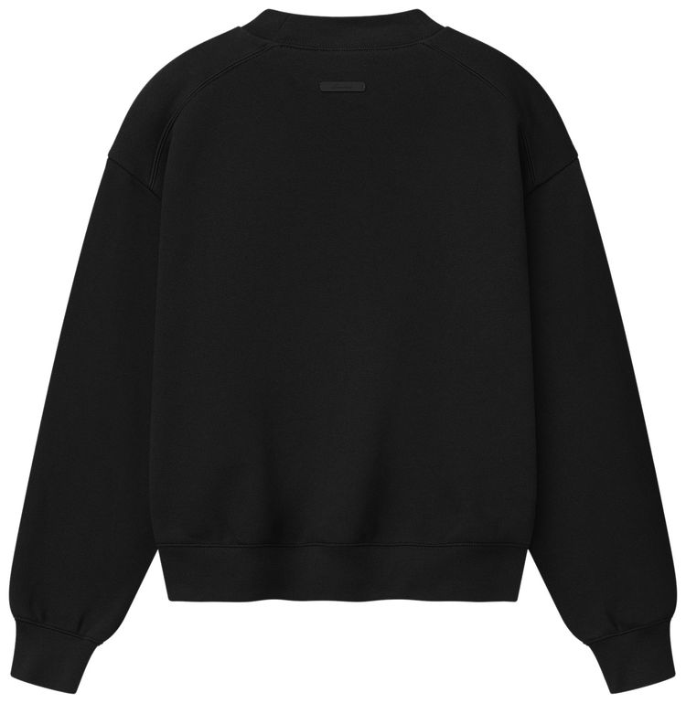 Fear of God Essentials Signature Classic Crewneck Sweatshirt Vintage Black