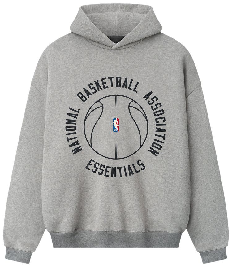 Fear of God Essentials NBA x Barkley Hendricks 90s Hoodie Concrete Heather