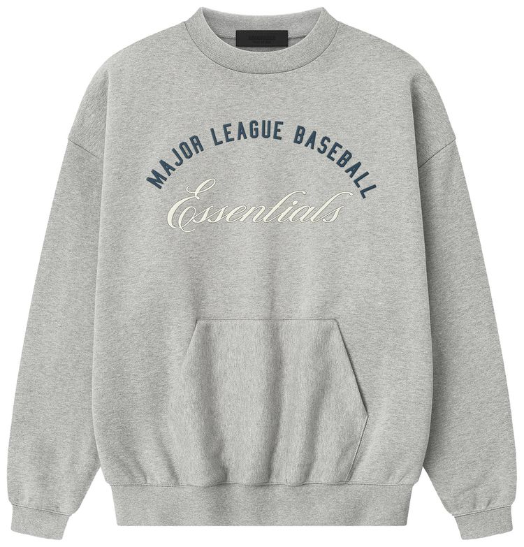 Fear of God Essentials MLB Sport Crewneck Concrete Heather
