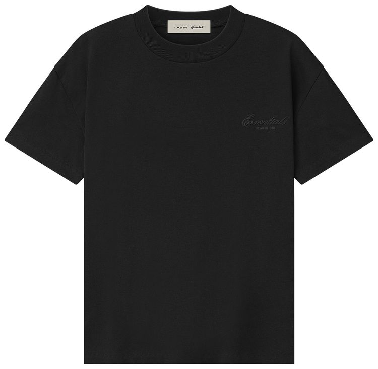 Fear of God Essentials Signature Classic Tee Vintage Black