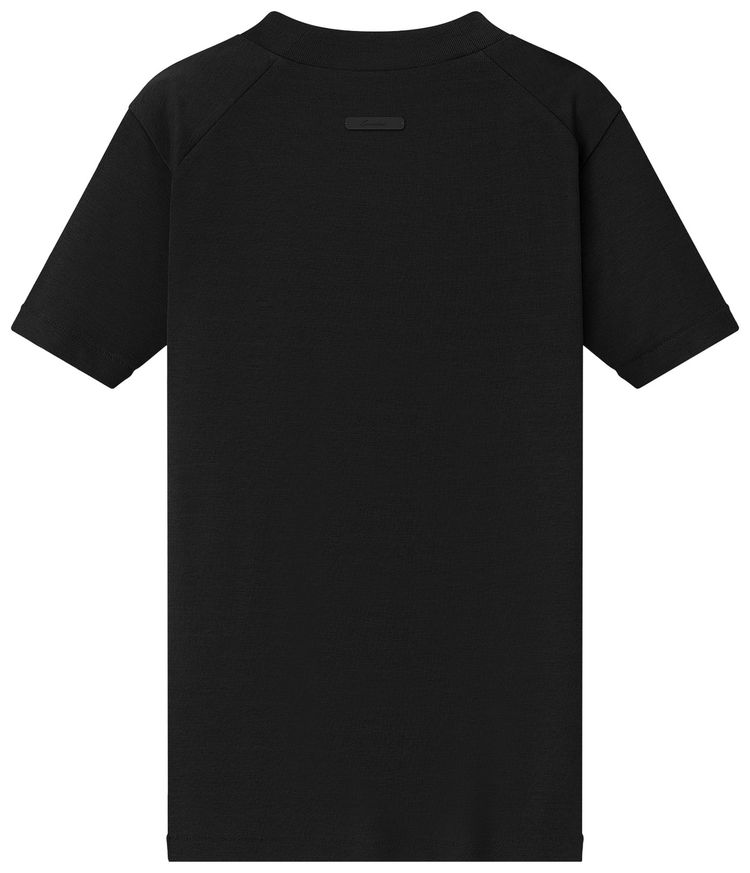 Fear of God Essentials Rib Fitted Short Sleeve Tee Vintage Black