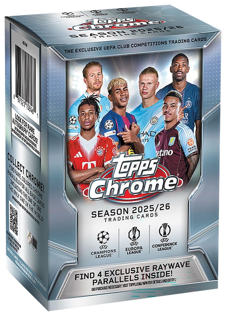 2025 26 Topps Chrome UCC Factory Sealed Value Box