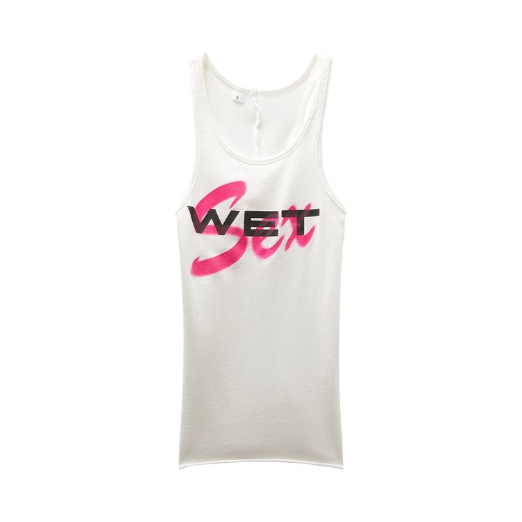 Mowalola Wet Sex Romper White