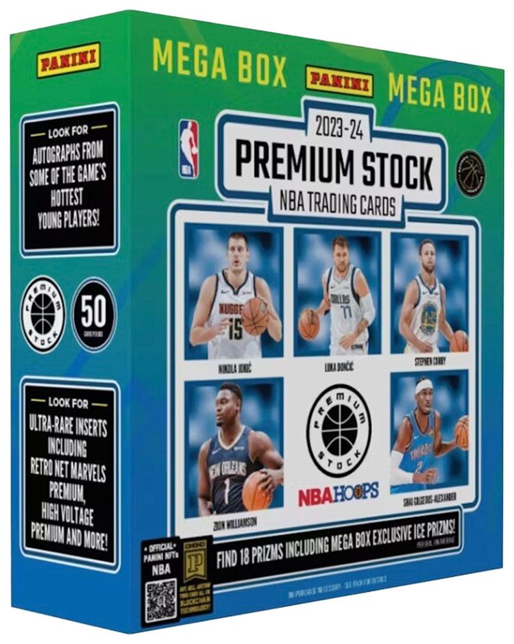 2023 24 Panini NBA Hoops Premium Stock Mega Box