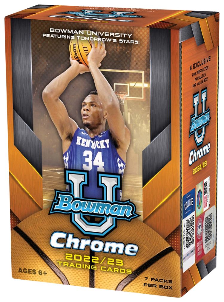 2022 23 Bowman Chrome U Blaster Box