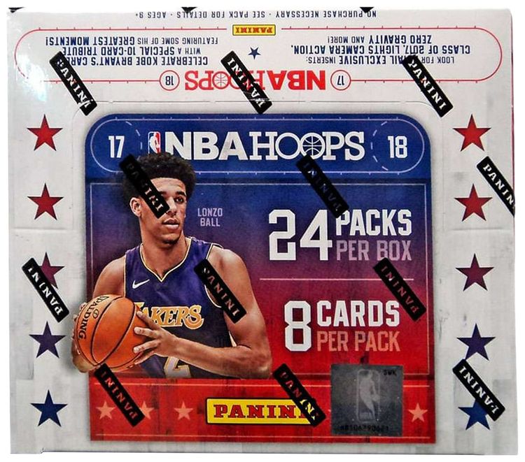 2017 18 Panini NBA Hoops Retail Box