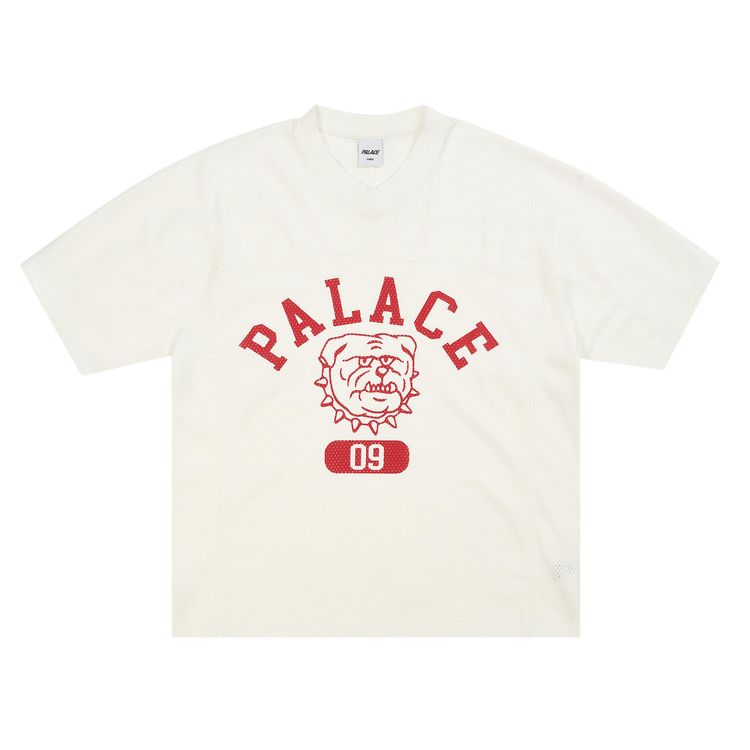 Palace Bulldog Mesh Jersey White