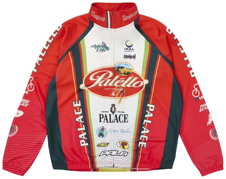 Palace Palello Cycling Zip Jacket Red