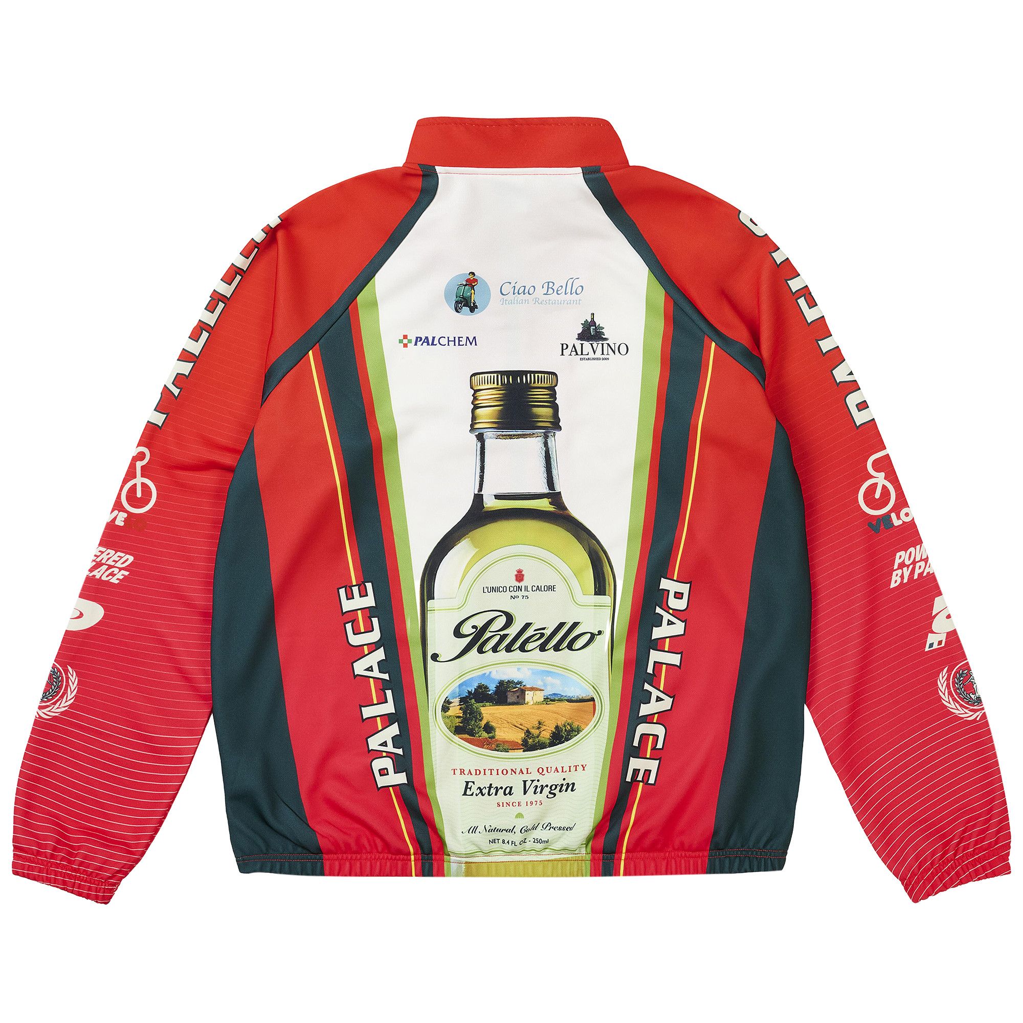 Buy Palace Palello Cycling Zip Jacket 'Red' - P30ES238 | GOAT