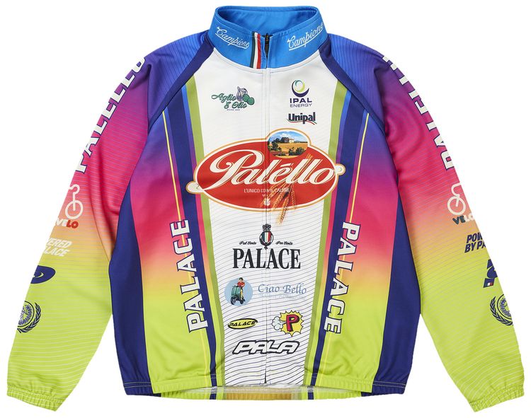 Palace Palello Cycling Zip Jacket Rainbow
