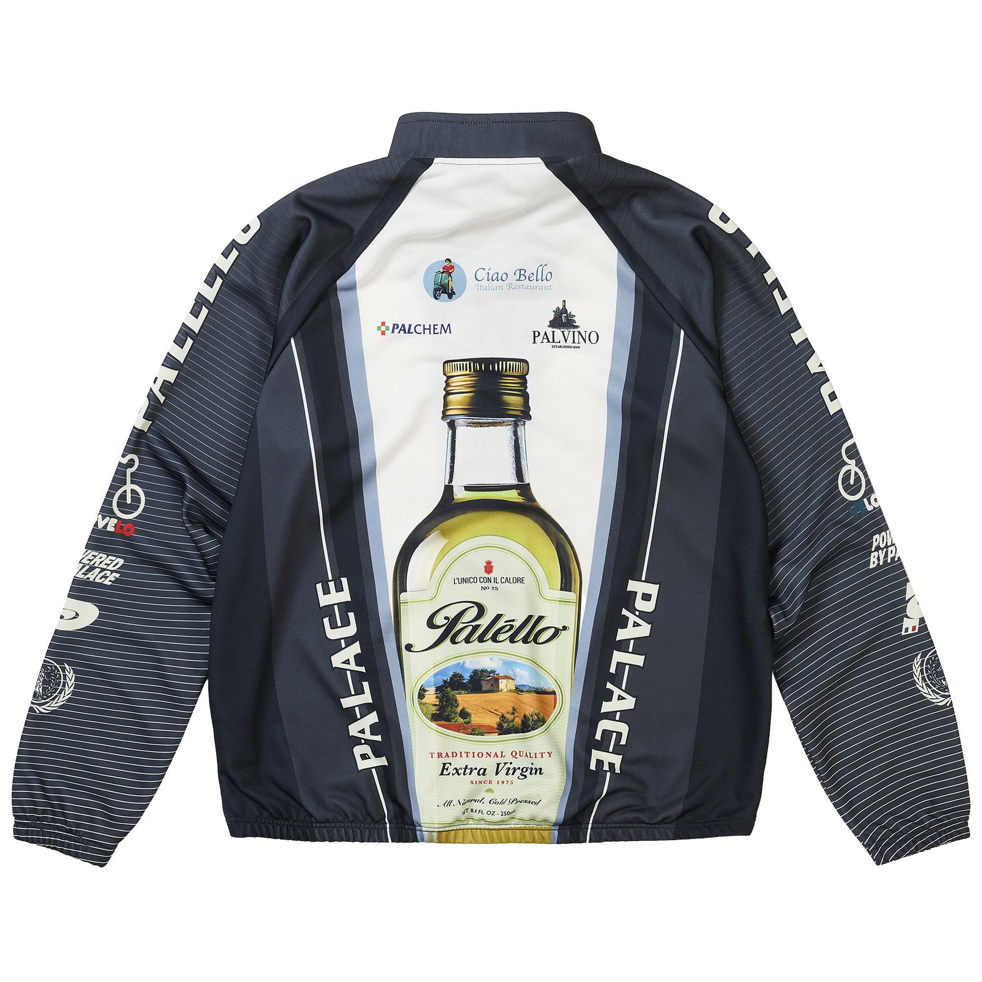 Buy Palace Palello Cycling Zip Jacket 'Black' - P30ES239 | GOAT CA