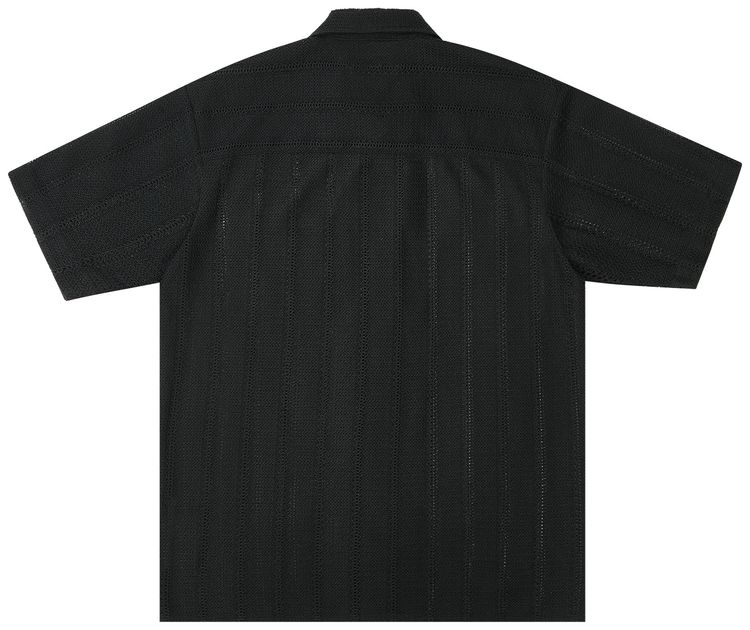 Palace Script Texture Shirt Black