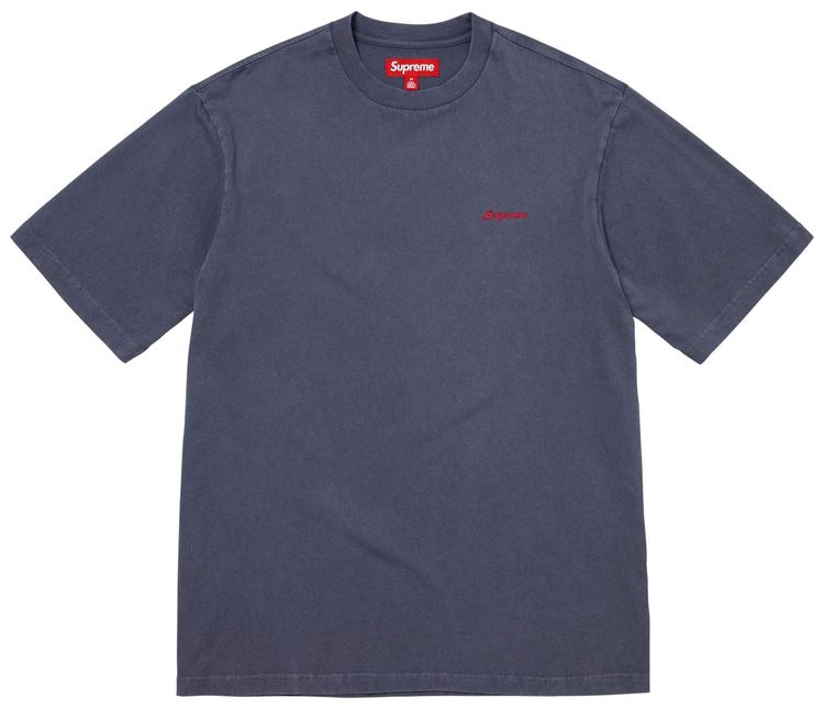 Supreme Washed Short Sleeve Top Navy