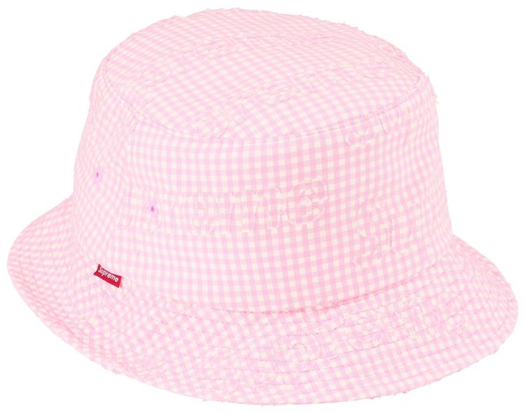 Supreme Monogram Gingham Crusher Pink
