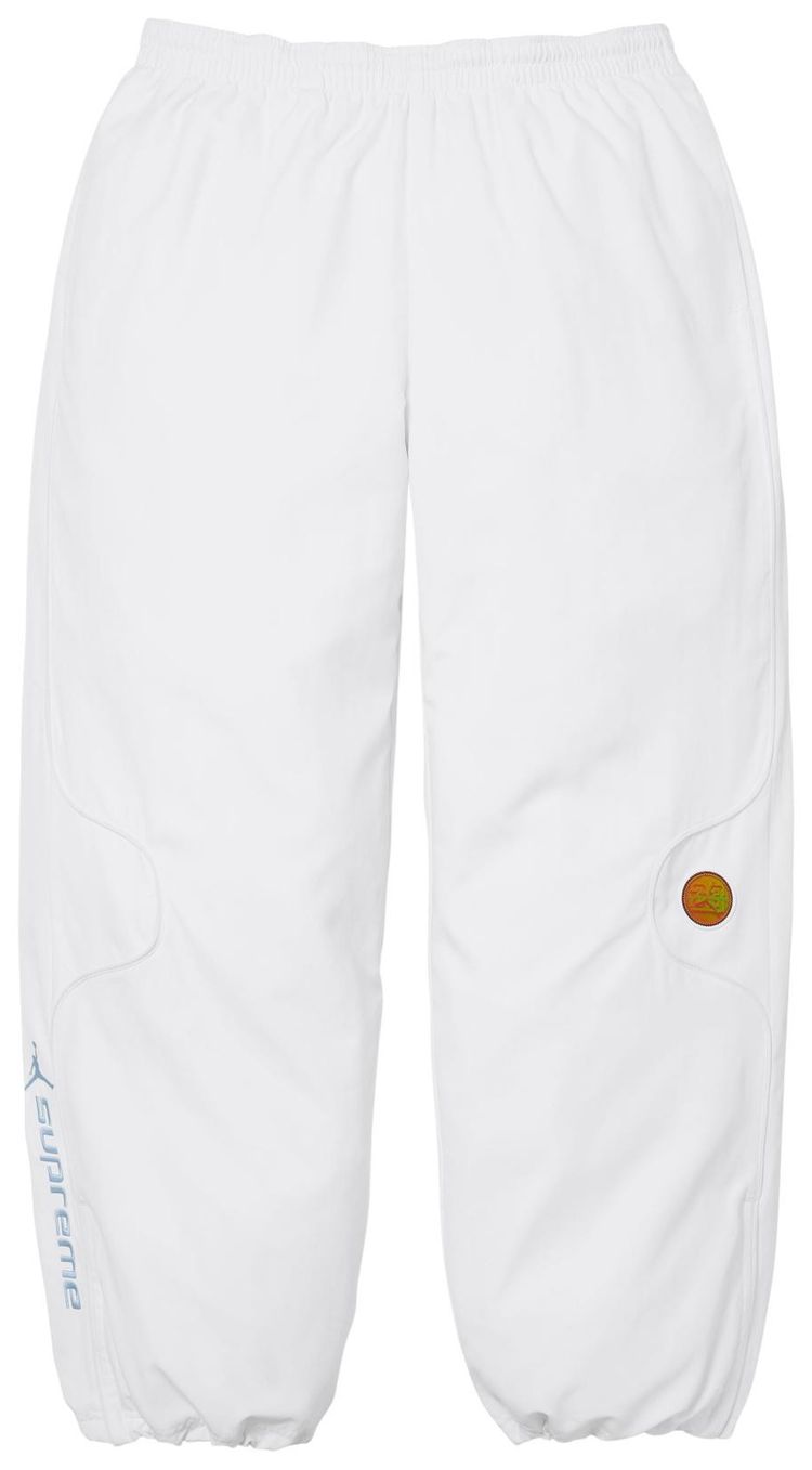 Supreme x Jordan Track Pant White