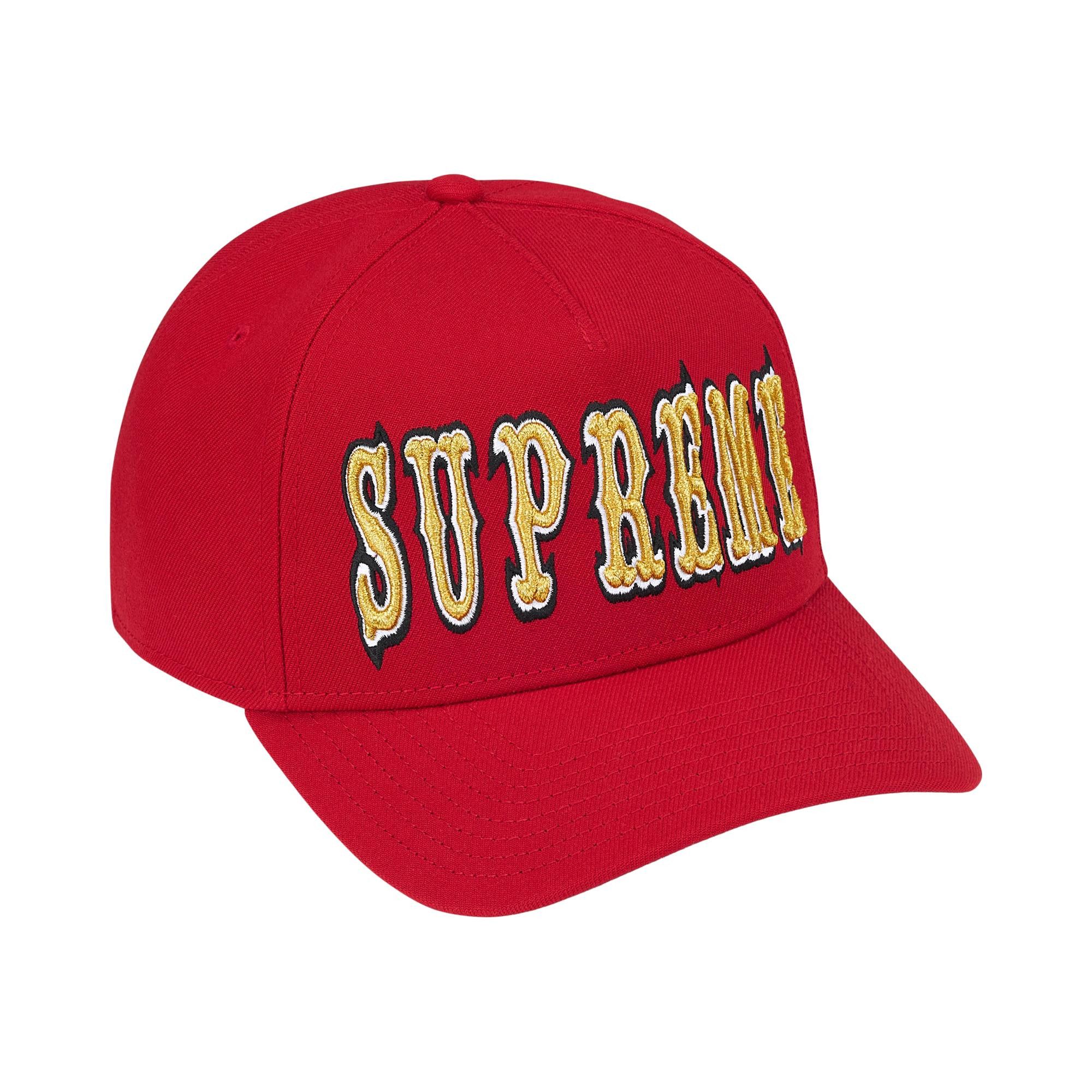 帽子 supreme Gothic Outline Adjustable NewEra Buy Supreme Gothic Outline Adjustable New Era 'Red' - SS26H116 RED