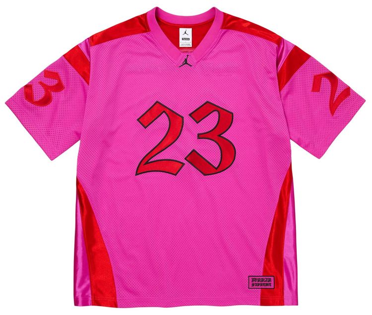 Supreme x Jordan Warm Up Jersey Pink