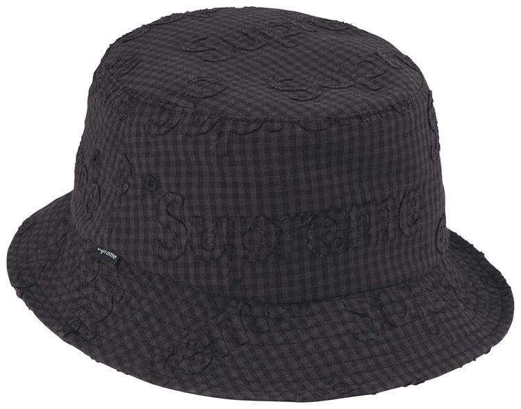 Supreme Monogram Gingham Crusher Black
