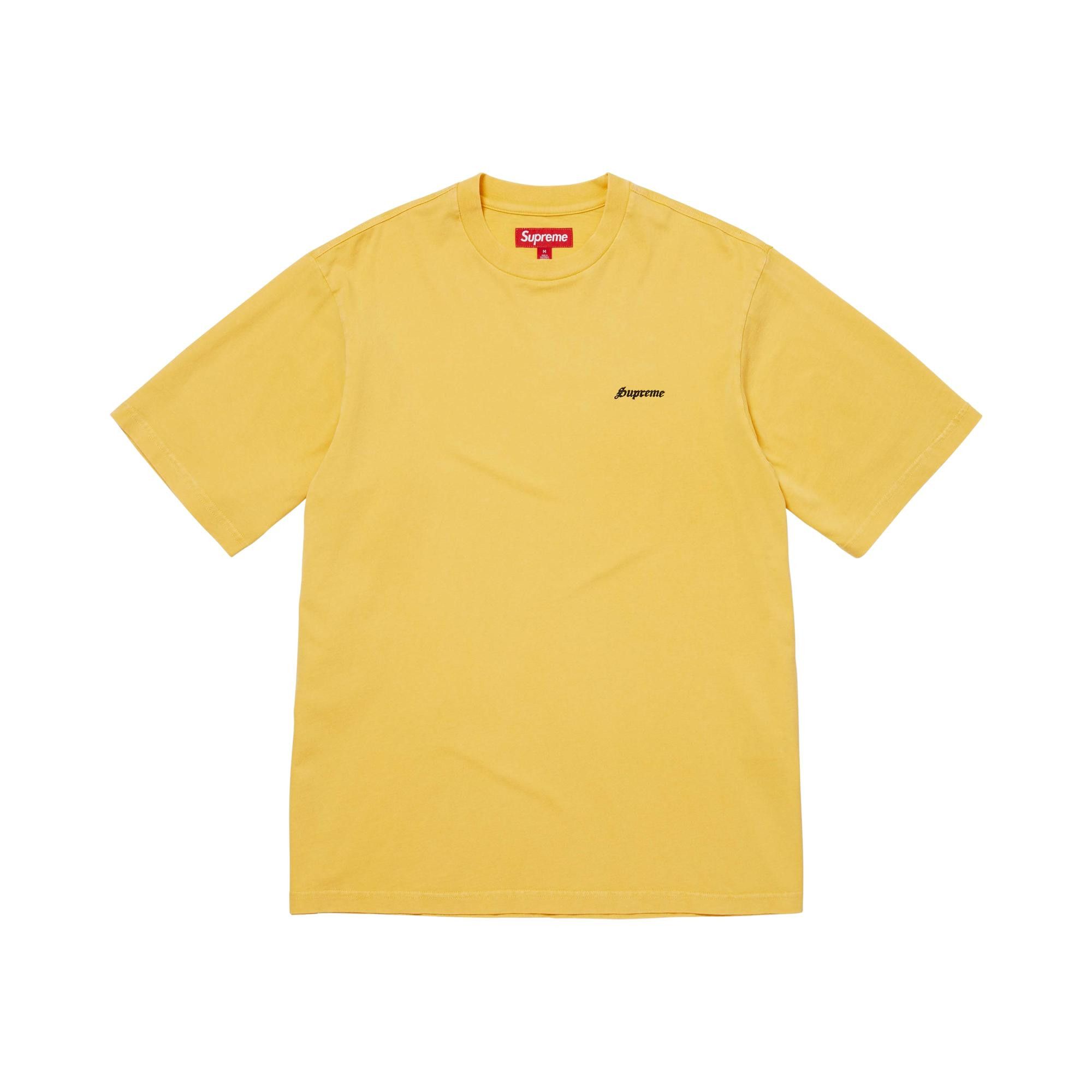 Buy Supreme Washed Short-Sleeve Top 'Yellow' - SS26KN80 YELLOW